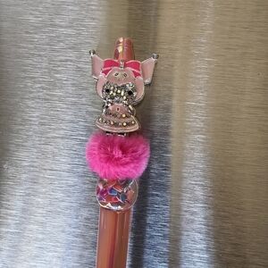 Pink and Silver Bling Decorative Pen